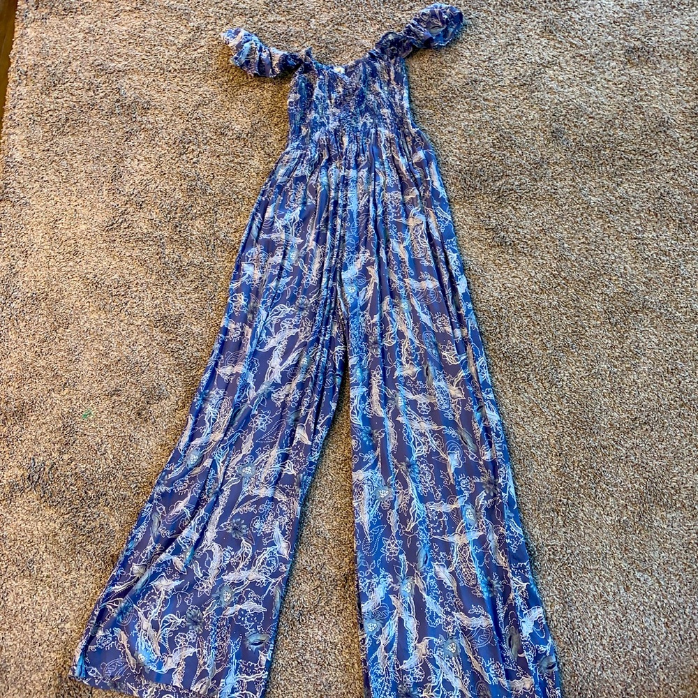 Boho Me smocked top jumpsuit
